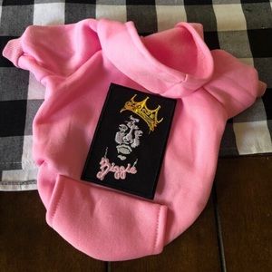 Notorious BIG biggie Smalls red crown king music hip hop luxe sweatshirt dog